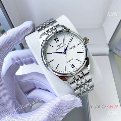 High Quality Replica IWC Vintage Collection 2-Tone 316 Stainless Steel Straps Different Colors Face Dial Different Colors Stainless Steel Case Watch 40*11mm